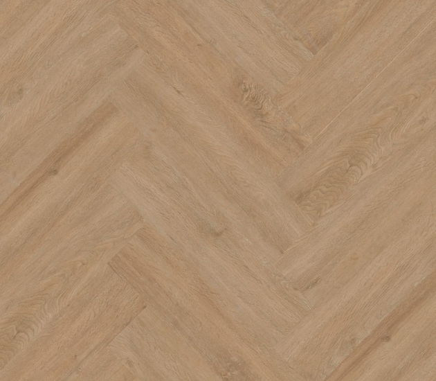 beige PVC vloer Dryback - visgraat