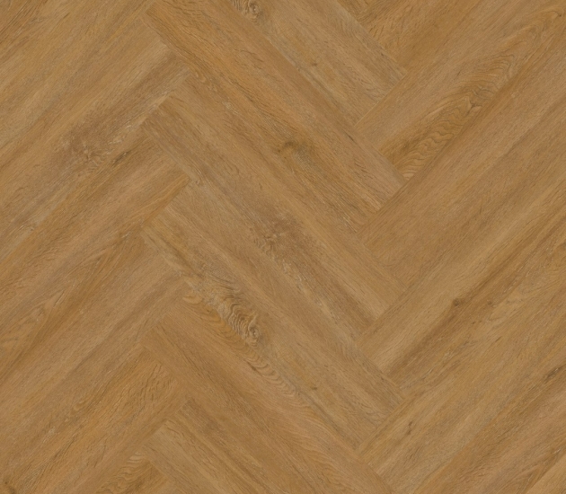 beige PVC vloer Dryback - visgraat