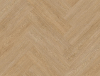 beige PVC vloer Dryback - visgraat