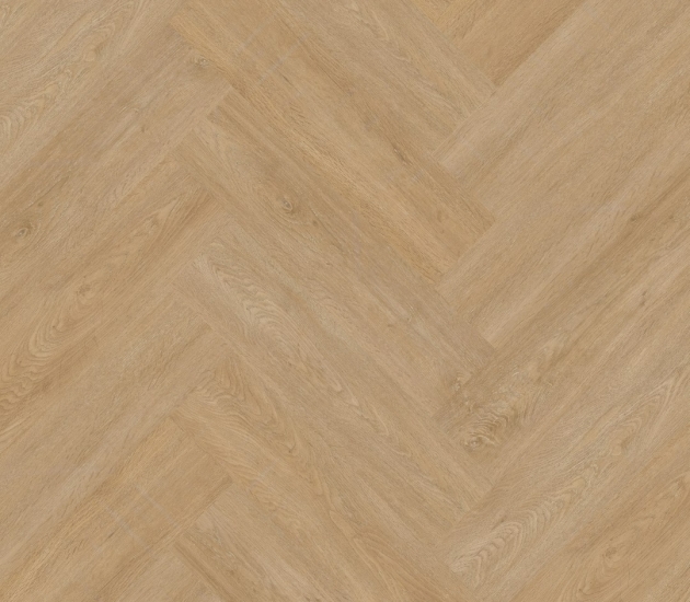 beige PVC vloer Dryback - visgraat