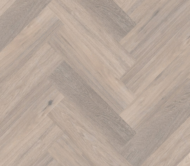 grijze PVC vloer Dryback – visgraat