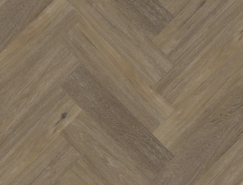 bruine PVC vloer Dryback – visgraat