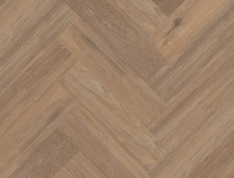 beige PVC vloer Click – visgraat