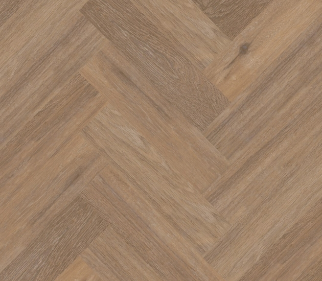 beige PVC vloer Click – visgraat