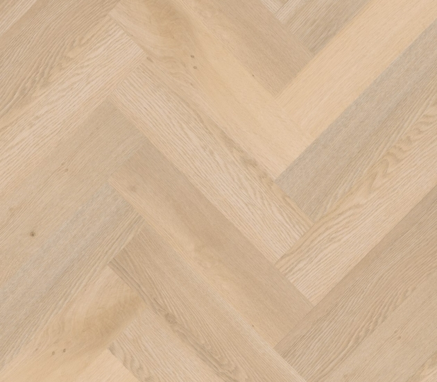 beige PVC vloer Click – visgraat