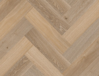 bruine PVC vloer Click – visgraat