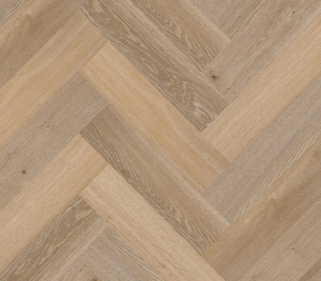 bruine PVC vloer Click – visgraat