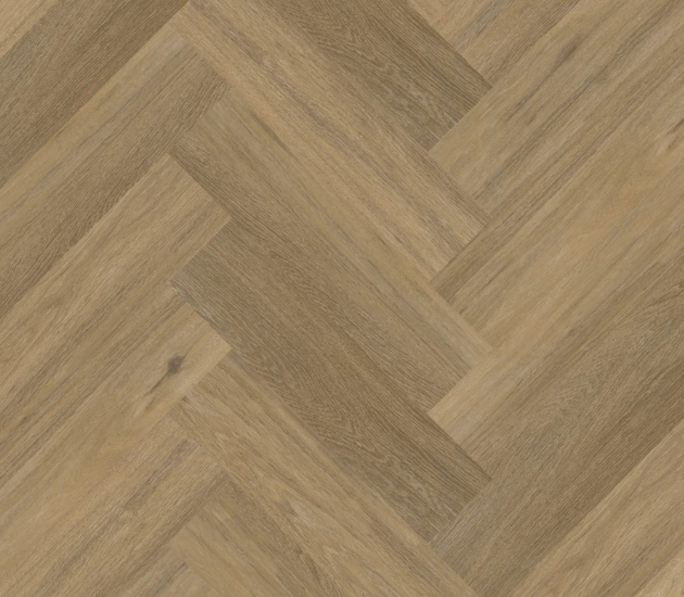 bruine PVC vloer Dryback – visgraat