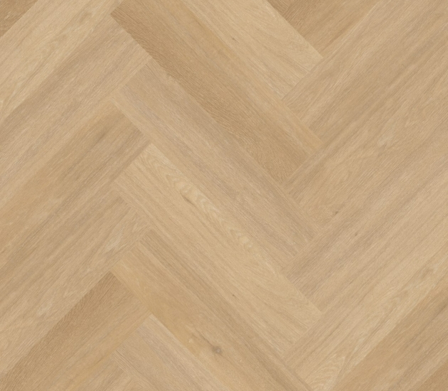 beige PVC vloer Click – visgraat