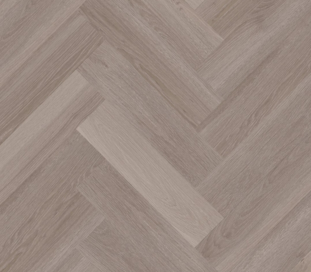 grijze PVC vloer Dryback – visgraat