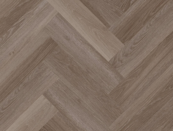 bruine PVC vloer Dryback – visgraat