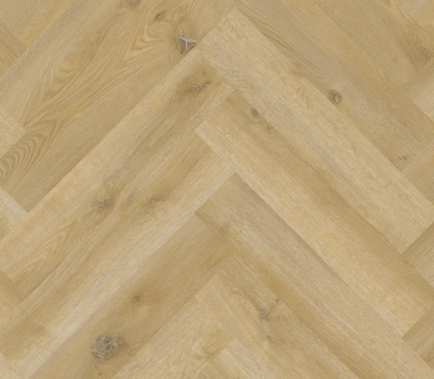 beige PVC vloer Dryback – visgraat