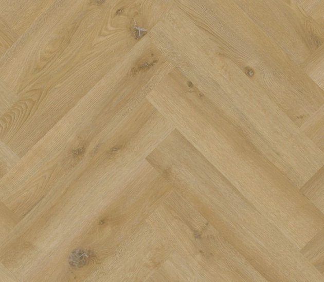 beige PVC vloer Dryback – visgraat