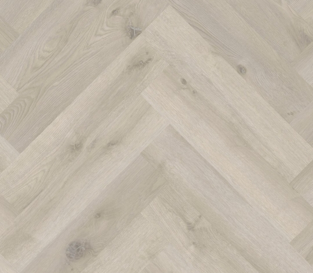 grijze PVC vloer Dryback – visgraat