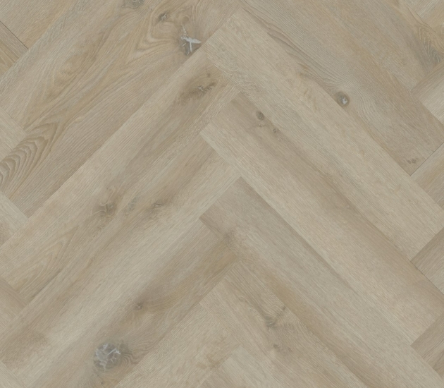 grijze PVC vloer Dryback – visgraat