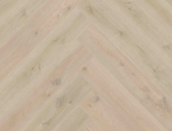 beige PVC vloer Dryback – extra grote visgraat