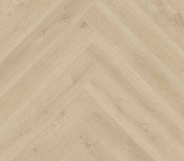 beige PVC vloer Dryback – extra grote visgraat