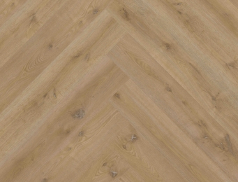 bruine PVC vloer Dryback – extra grote visgraat