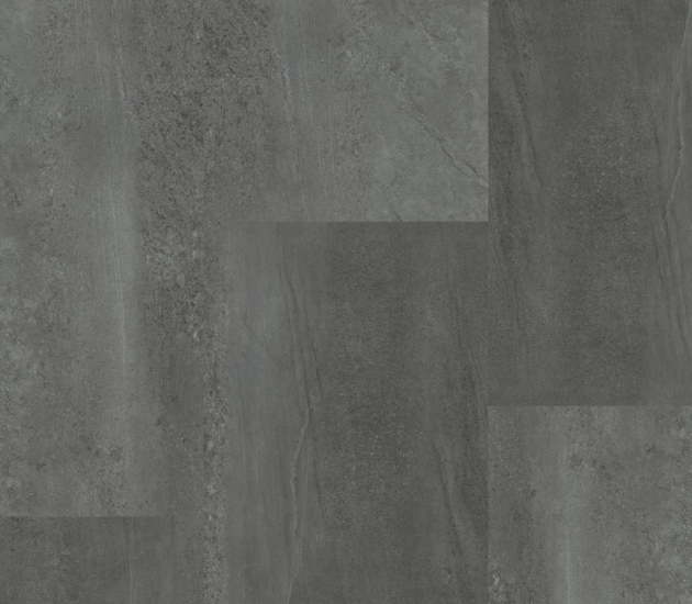 grijze PVC vloer Dryback – stone tegel