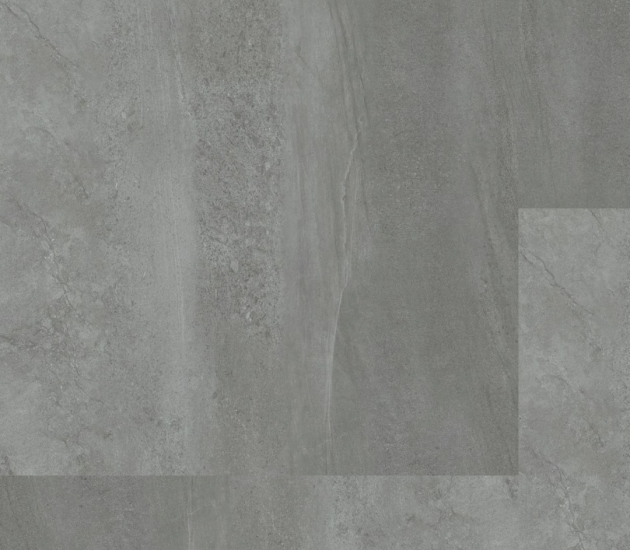 grijze PVC vloer Dryback – stone tegel