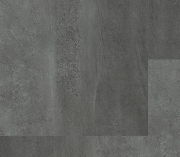 grijze PVC vloer Dryback – stone tegel
