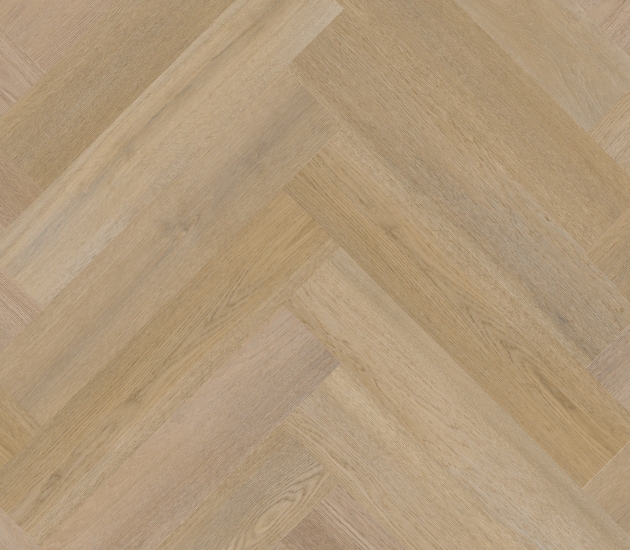 bruine PVC vloer Dryback – visgraat