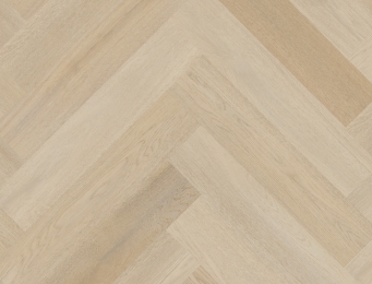 beige PVC vloer Click – visgraat