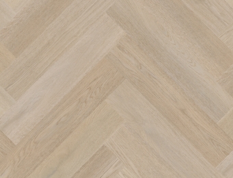 beige PVC vloer Click – visgraat