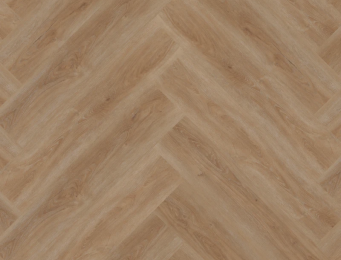 beige PVC vloer Click – visgraat