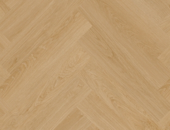 beige PVC vloer Click – visgraat