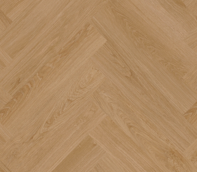 beige PVC vloer Click – visgraat