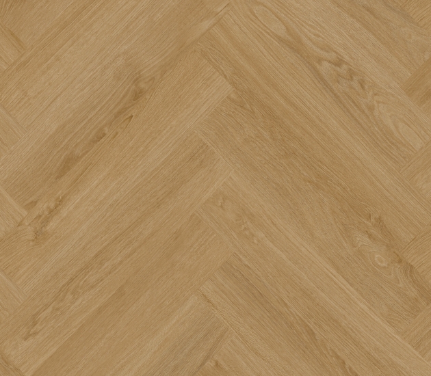 beige PVC vloer Click – visgraat