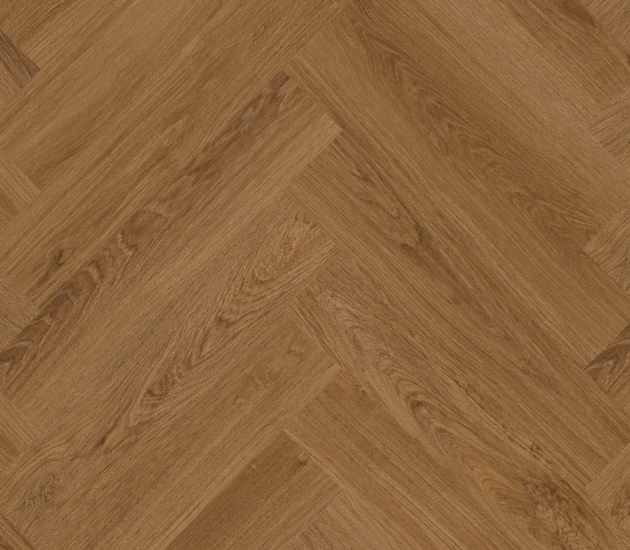 bruine PVC vloer Dryback – visgraat