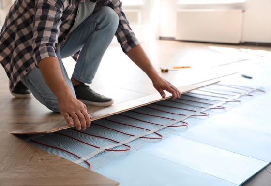 PVC vloer en vloerverwarming: waar moet u op letten?